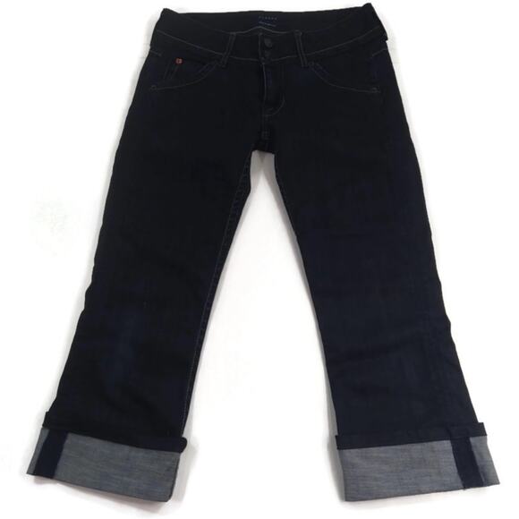 J776 EUC Hudson Dark Wash Capri  Cuffed size 26 - Picture 5 of 9